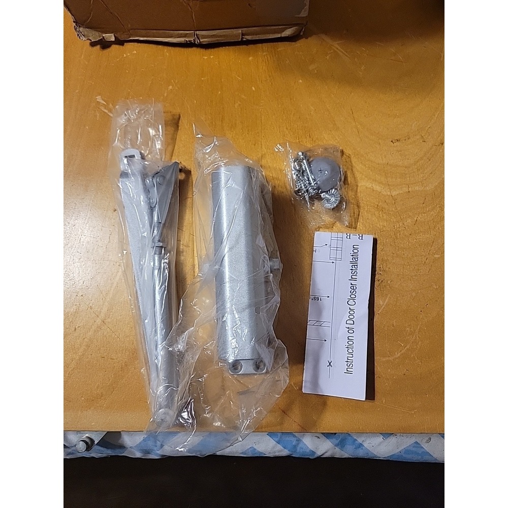 187lbs Commercial‎ Door Closer Heavy Duty Residential Hydraulic Auto Silver